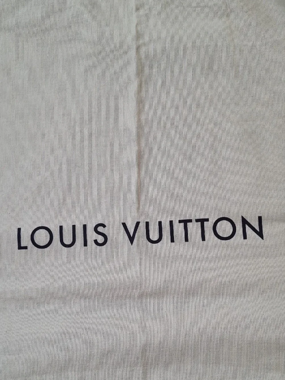 Louis Vuitton Cream Dust Bag